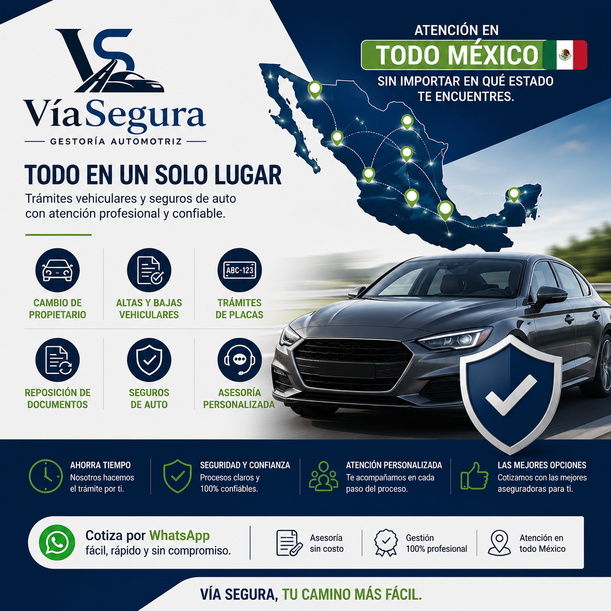VíaSegura atención nacional en México